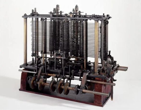 Charles Babbage’ın Analitik Motoru’na ait tamamlanmış bir kısım — baskı makinesi