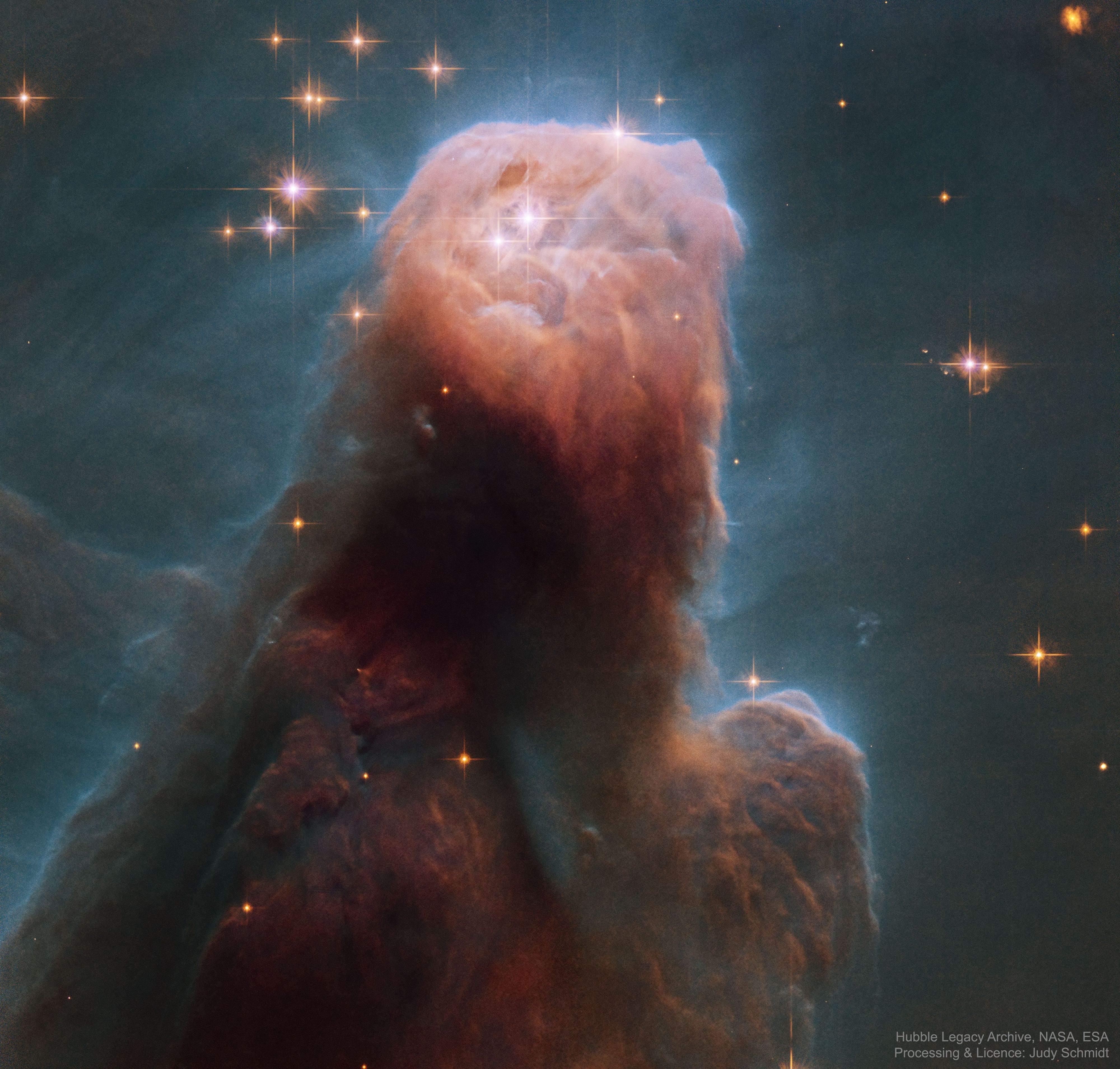  The Cone Nebula from Hubble 