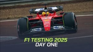 F1 Pre-Season Testing Begins At Bahrain Circuit