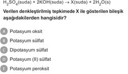 Tepkimede X ile gösterilen bileşik hangisidir?