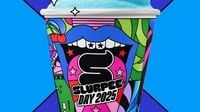 Free slurpee day: Get a frozen drink and free tongue tattoo on 7/11 at 7-Eleven