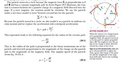 Serway Physics kitabından bir bölümde yüklü parçacığın hareketi nasıl Newton fiziği ile izah edilebiliyor?
Veya buradaki olay basite indirgeme mi?