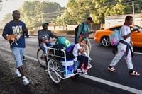 Hundreds of migrants mount protest in southern Mexico in bid to legalize status
