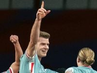 Форвард «Атлетико» Сорлот оформил хет-трик к 11-й минуте матча с «Реал Сосьедадом»