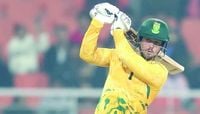 De Kock stars as South Africa win big to level India T20 series