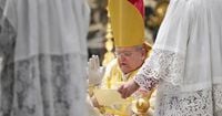 American cardinal celebrates old Latin Mass in St. Peter's in a sign of change