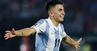 Uruguay 0-1 Argentina: Almada stunner edges Messi-less visitors towards qualification