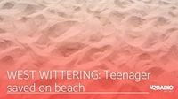 Teenager rescued from sand on beach in West Wittering