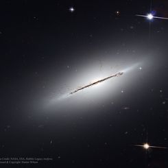  Edge-On Galaxy NGC 5866 