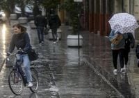 Alerta naranja por lluvia y granizo en estas zonas de Valencia