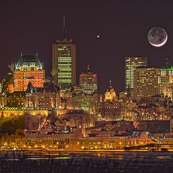  Moon-Venus-Mars Skyline 