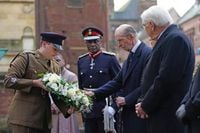 Duke of Kent and German President lay wreaths at Coventry Cathedral ruins • The Crown Chronicles