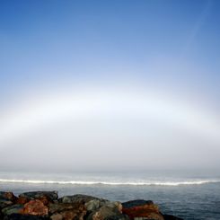 A Fog Bow Over Ocean Beach