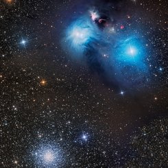 Güneytacı Üzerindeki Yıldızlar ve Toz