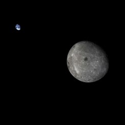  Moon and Earth from Chang'e 5-T1 