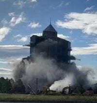 VIDEO: Sheraton Crossroads Hotel implosion in Mahwah, New Jersey