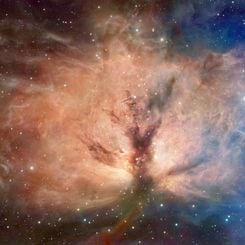  The Flame Nebula in Visible and Infrared 