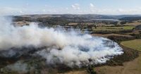 Locals 'hear fire crackling' from their homes as blaze breaks out