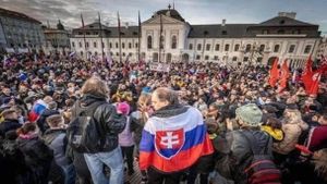 Slovaks Rally For Rights On Velvet Revolution Anniversary