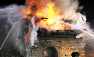 Fire Erupts At Seoul's National Hangeul Museum During Renovation