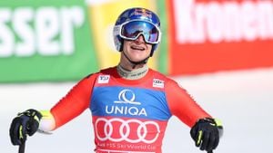 Marco Odermatt Leads Men’s Giant Slalom At Val D'Isère