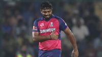 Sanju Samson retires hurt against Delhi Capitals