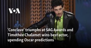 Timothée Chalamet Breaks SAG Award Record At 29