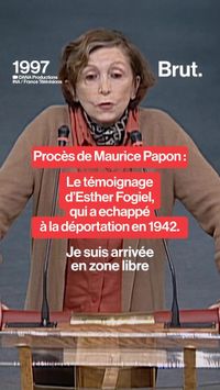 Le procès de Maurice Papon