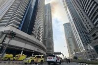 Dubai Marina building fire that broke out last night now under control