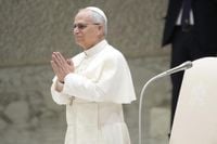 Pope calls for fasting and prayer for peace in Middle East and Ukraine as he returns to Vatican