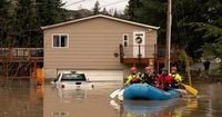 Washington state takes stock of flooding damage as another atmospheric river looms