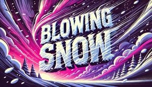 Blowing Snow Advisory Hits Western Canada