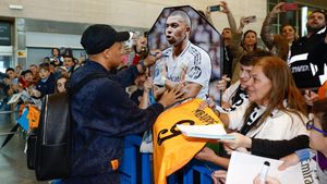 Real Madrid Stars Greet Fans Upon Arrival At Saint-Brieuc