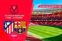 Atlético de Madrid - Barcelona: a qué hora es, canal y dónde ver hoy en TV el partido de la Copa del Rey
