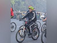 Cycling not only enhances health but also builds character: Union Sports Minister Mandaviya - The Tribune