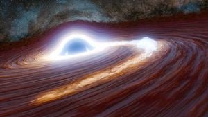 Distant Black Hole Flare Sets Cosmic Brightness Record