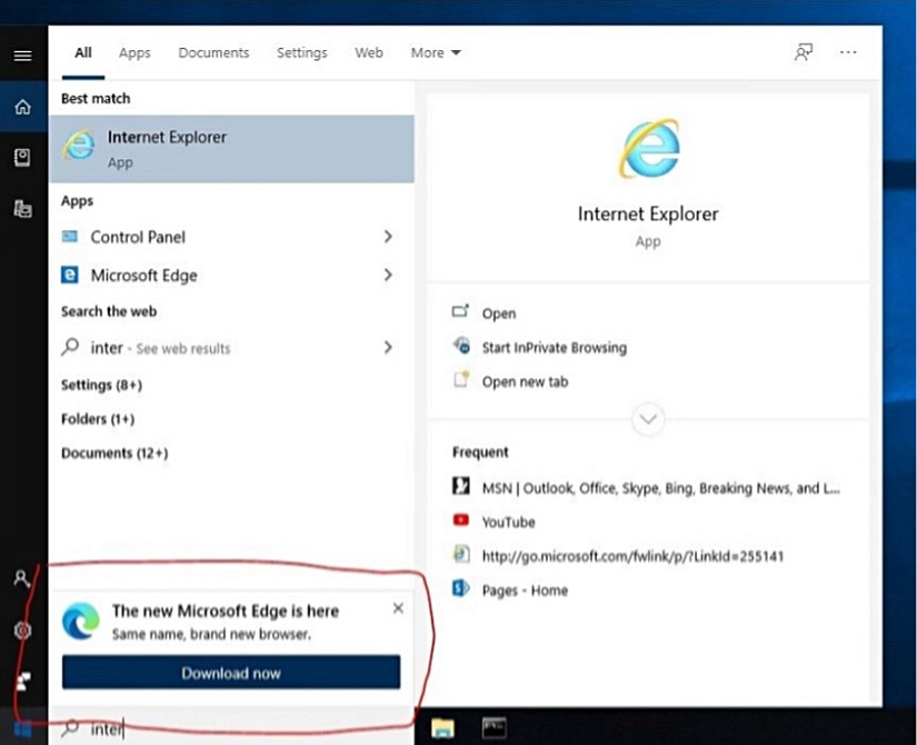 Yapılan Edge Reklamı