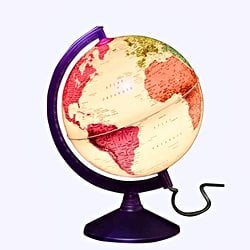 Globe Dünya Küresi: 7 Renk, 26 cm, Işıklı