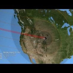 Amerika Üzerinden Geçen Tutulma: Güzergâh Tahmin Videosu