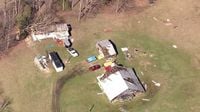 AERIALS: Damage around Orange County, Indiana after tornado rolled through