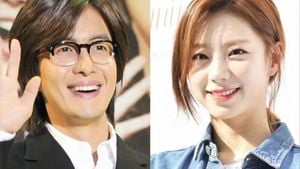 Bae Yong-joon And Park Soo-jin Donate To Hawaii School