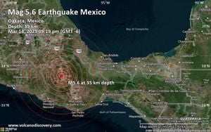 Magnitude 5.5 Earthquake Strikes Mexico, No Serious Damage Reported