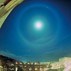 A Halo Around the Moon
