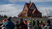 Why a 113-year-old, wooden church in Sweden was rolled away