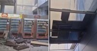 Glass roof collapses onto passengers at Majorca airport