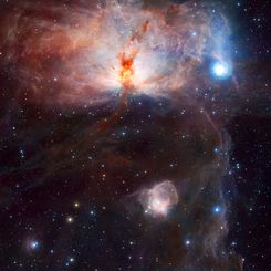 The Flame Nebula in Infrared