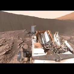 NASA'nın Curiosity Gezgini Namib Kumulu'nda (360 Görünüm)
