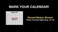 Keep watch for shooting stars, one of the best meteor showers is about to peak