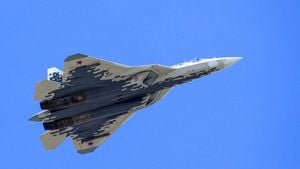 Su-57 Takes Center Stage At Aero India 2025