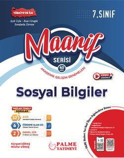 Palme 7.Sınıf Maarif Sosyal Bilgiler Akademik Gelişim Denemeleri (40 Fasikül)